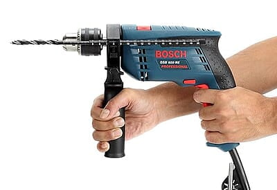 Bosch GSB 600 RE 13mm 600 Watt Corded Smart Drill Kit,Silver Bosch GSB 600 RE 13mm 600 Watt Corded Smart Drill Kit,Silver
