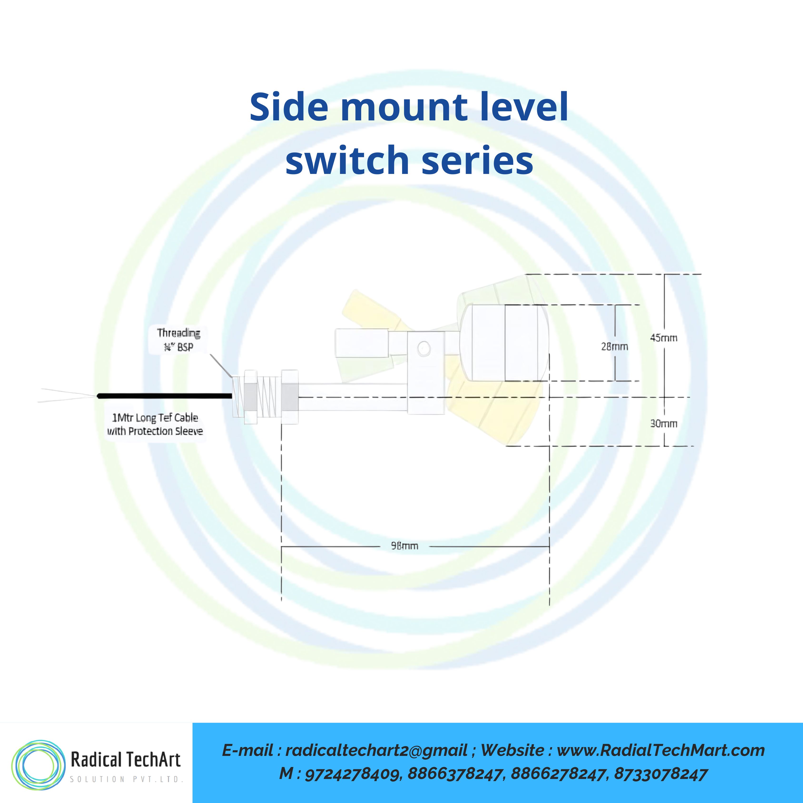 Side mount level switch series