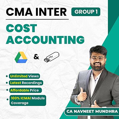 CMA Inter Cost Accounting (Group 1) By CA Navneet Mundhra
