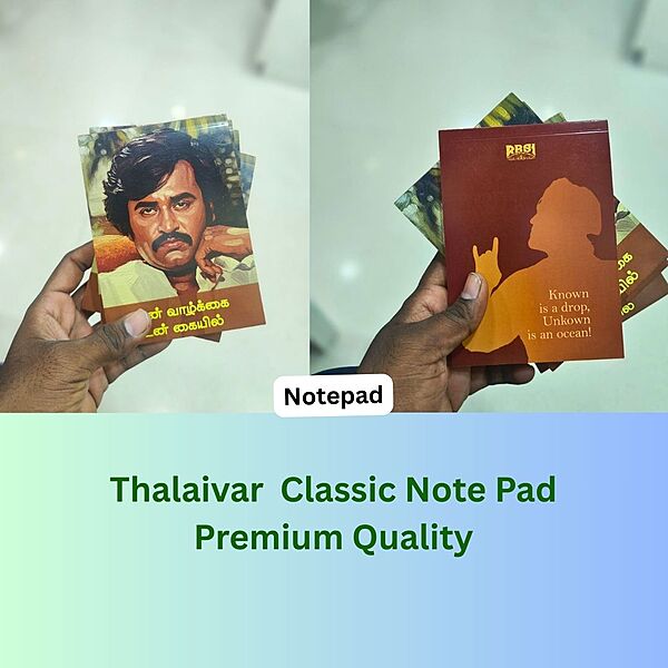 Thalaivar Notepad (Single Piece) Thalaivar Notepad (Single Piece)
