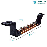 EARTH BENCH/TERMINAL STRIP,TERMINAL CONNECTOR [ 6 HOLE ]