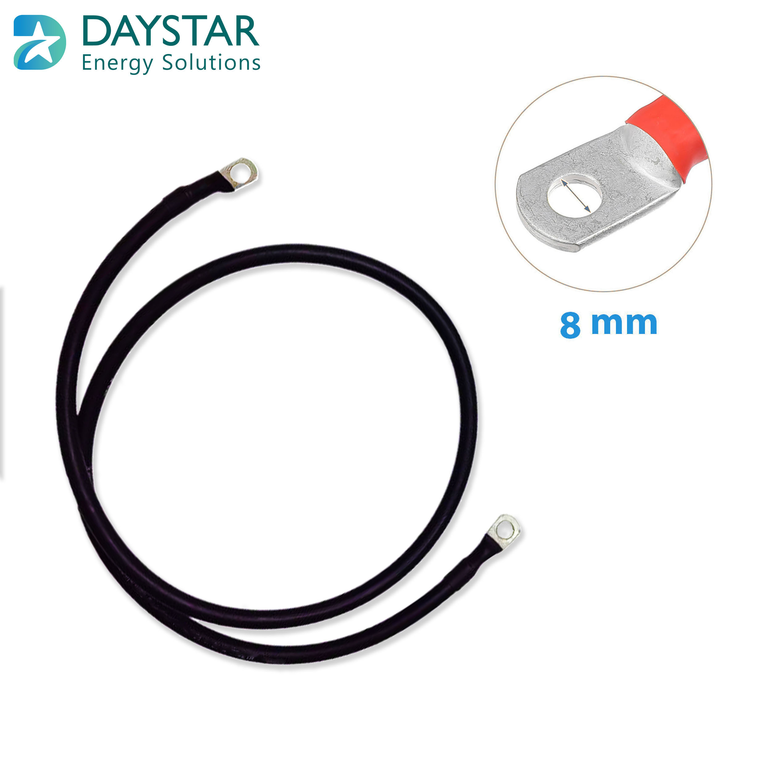 10 sq.mm Red and Black UV Battery DC Cables