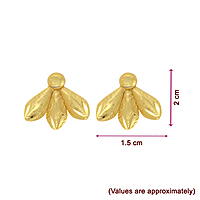 Goldplated Flower Necklace & Earring Collection