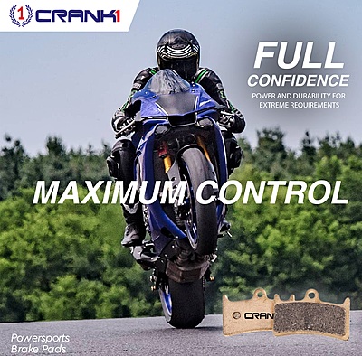 Crank1 CRM651/2 Ceramic Brake Pads Crank1 CRM651/2 Ceramic Brake Pads