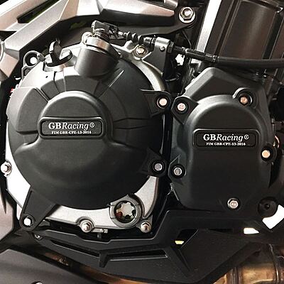 GBRacing Secondary Engine Cover Set for Kawasaki Z900 2017-2026