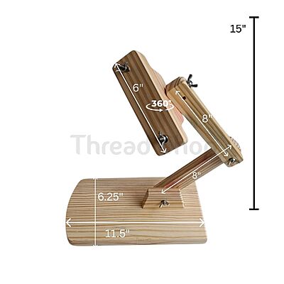 Embroidery Stand Table top Pine Wood Modal 2