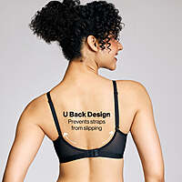 Nykaa Breathe Cotton Triangle Cup Padded Non Wired T-Shirt Bra NYB003 