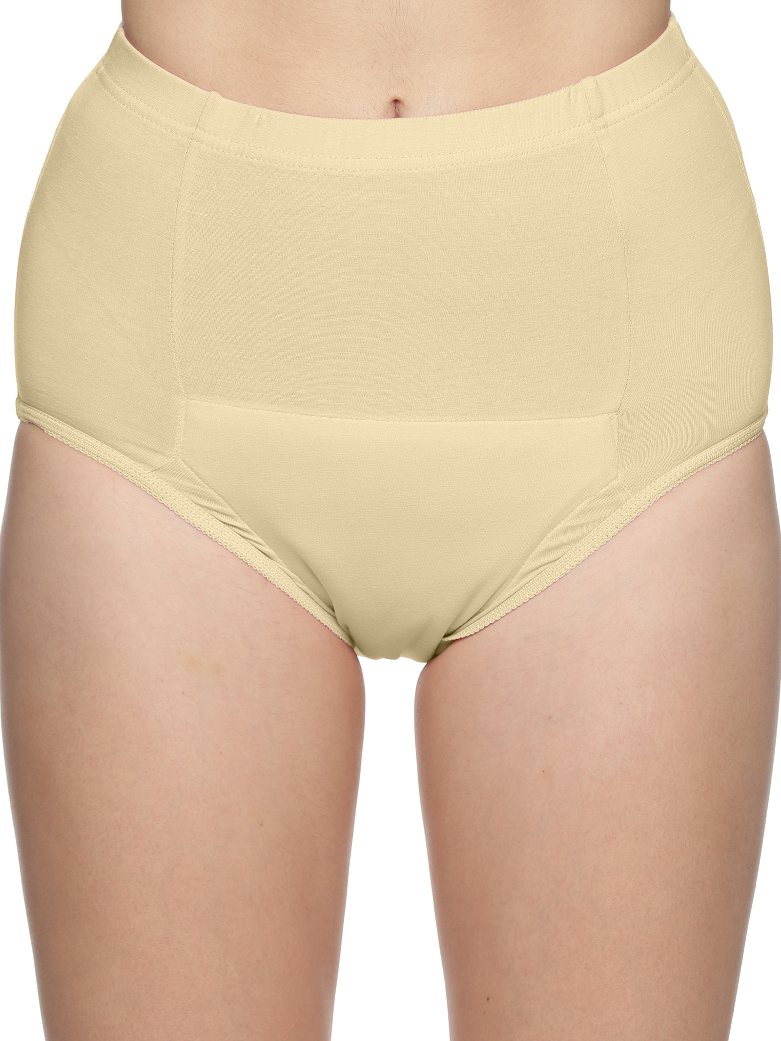 Reusable adult diaper, Washable adult diapers, Incontinence Protective Underwear for Women, High Waist Panties For Women, Leak Proof, Beige Color Heavy Flow (pack of 2) Reusable adult diaper, Washable adult diapers, Incontinence Protective Underwear for Women, High Waist Panties For Women, Leak Proof, Beige Color Heavy Flow (pack of 2)