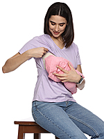 Maternity Feeding Tops Without Zip for Women, Feeding & Pregnancy Tshirt,Feeding T-Shirt for Easy Nursing & Breastfeeding, Maternity Top for Mothers, New MOM