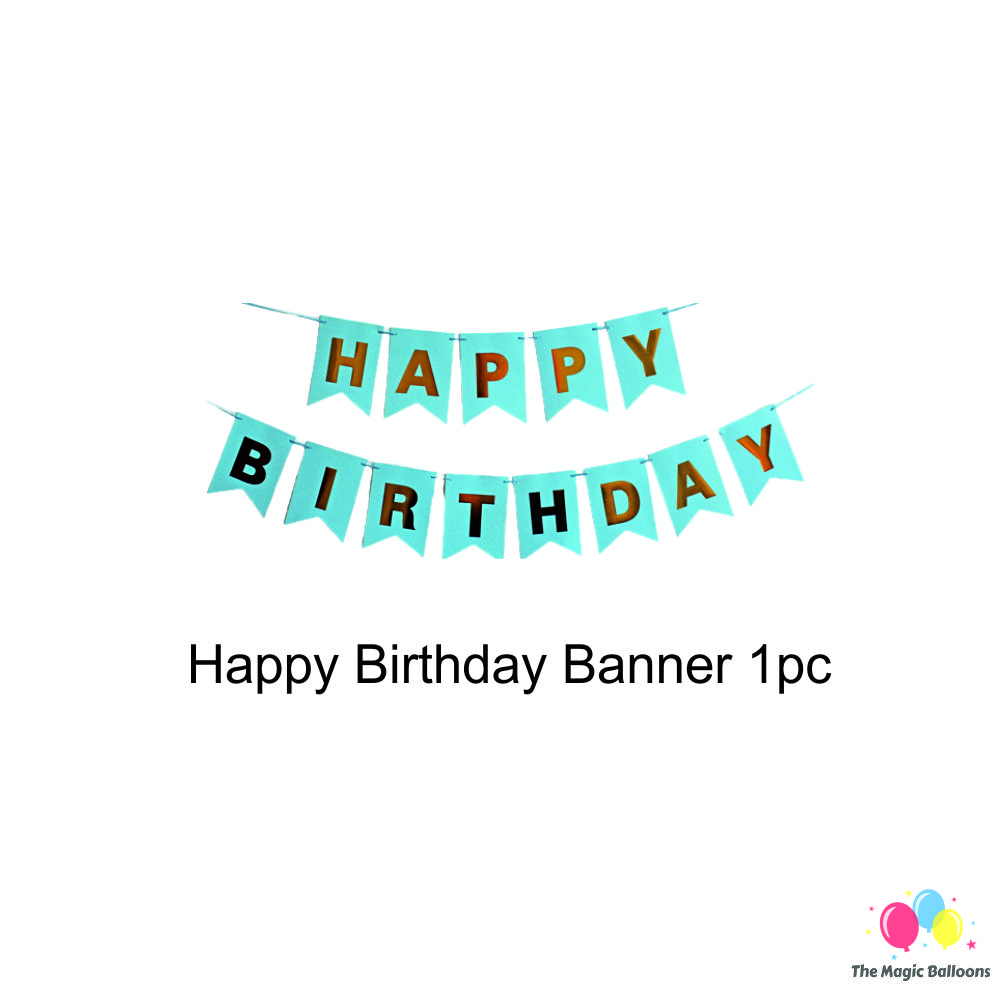 The Magic Balloons Store – Astronaut Space Theme Birthday Party Decoration combo kits – Birthday Combo Pack of 38 Pcs, foil 5 pcs Set,1 Happy Birthday banner, 2 Foil Curtains, 30 Balloons-181553