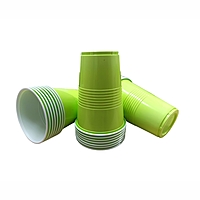 The Magic Balloons- Green Pong Glasses 450ml|- Set Of 50 |  Reusable  | Eco-Friendly  | Beer Pong  | Glasses for Diwali, Holi, New Year, Halloween, Bachelor Parties & Games