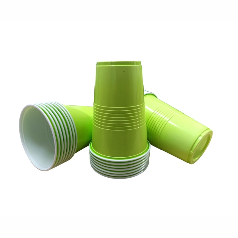 The Magic Balloons- Green Pong Glasses 450ml|- Set Of 50 |  Reusable  | Eco-Friendly  | Beer Pong  | Glasses for Diwali, Holi, New Year, Halloween, Bachelor Parties & Games