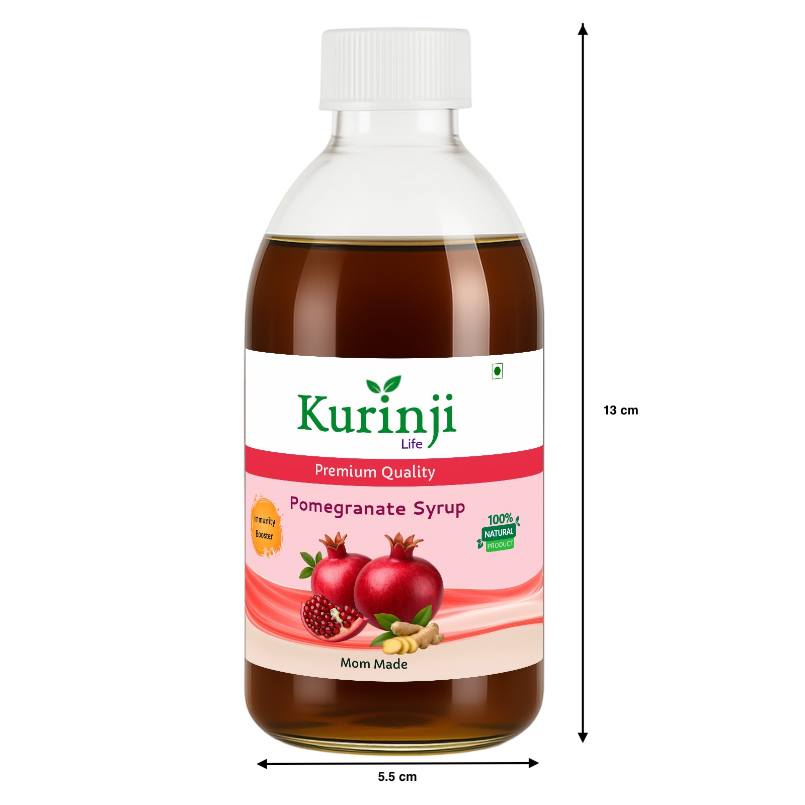 Kurinji Life Pomegranate Syrup (Madhulai Manappagu) 200 Gm