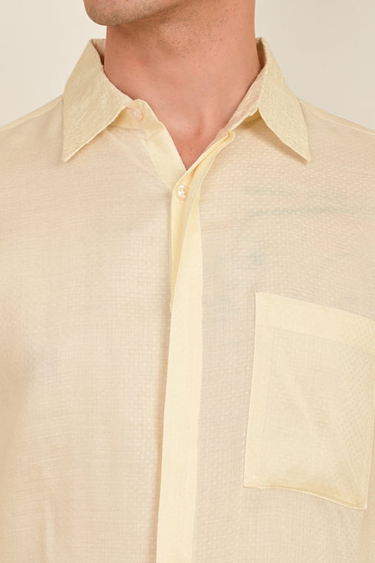 Men's Full Sleeve Embroidered Shirt