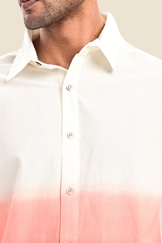 Men's Ombre Dip Dye Shirt