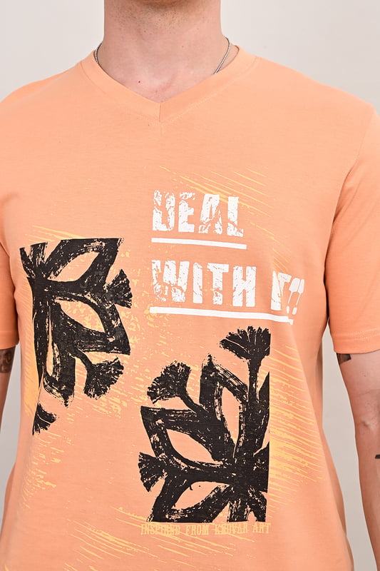 Men's Ancient Archive V neck T-shirt