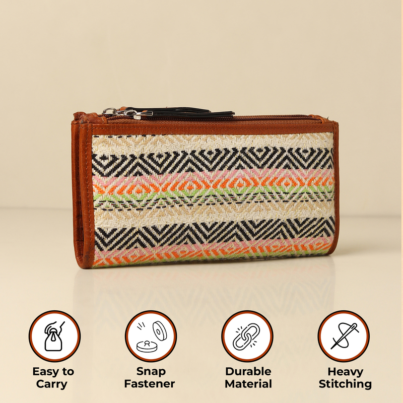 LONG ZIP WALLET TOSTADO