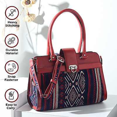 SATCHEL SILHOUETTE ROJA