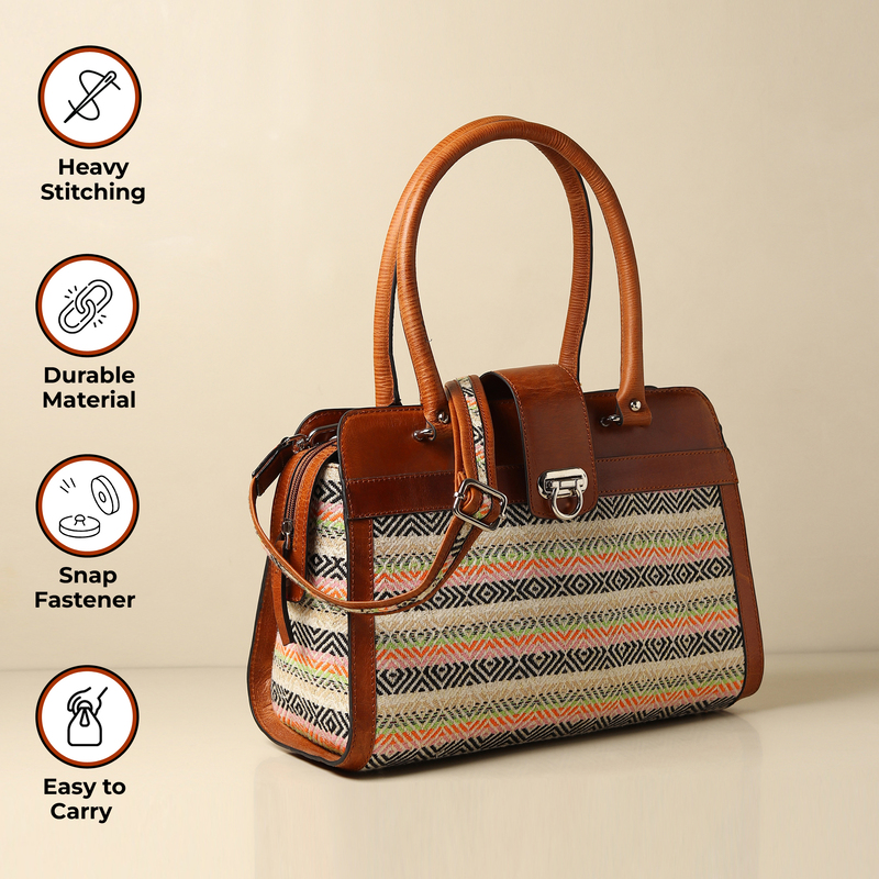 SATCHEL SILHOUETTE TOSTADO