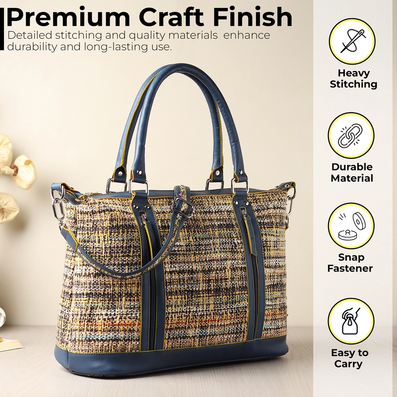 CONVERTABLE SATCHEL AZUL