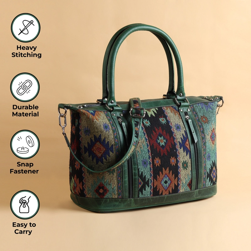 CONVERTABLE SATCHEL VERDE