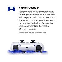 Sony DualSense Wireless Controller White (PlayStation 5) | PS5 | Motion Controller | Gamepad