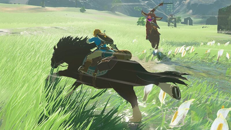 Breath of the Wild — shrine puzzle