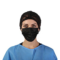ET Dental Face Mask 3 Ply Black (Meltblown) | Disposable Surgical Face Mask | Box of 100