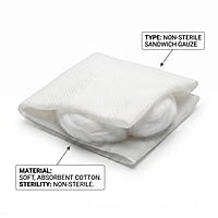 Capri Sandwich Gauze Non-Sterile – 500 Pcs Dental Gauze