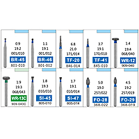 NewDiamond Molars Restoration FG Airotor Bur Kit – Pack of 10 Burs (FG-121)