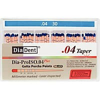 DiaDent Gutta Percha Points 4% – Special Tapered Root Canal Points
