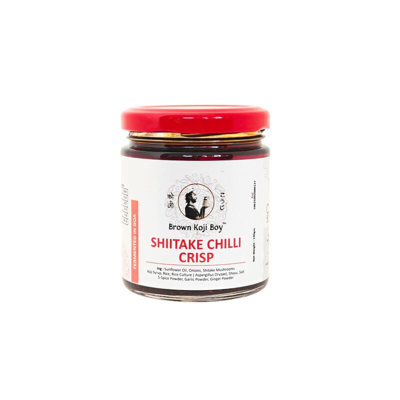 Shiitake Chilli Crisp – Earthy, Savory 200 Gms