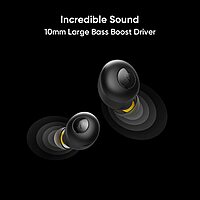 Realme Buds Q in-Ear True Wireless Earbuds (Black)