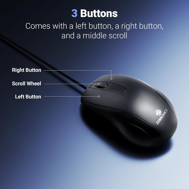 ZEBRONICS OPTICAL USB MOUSE (ALEX)