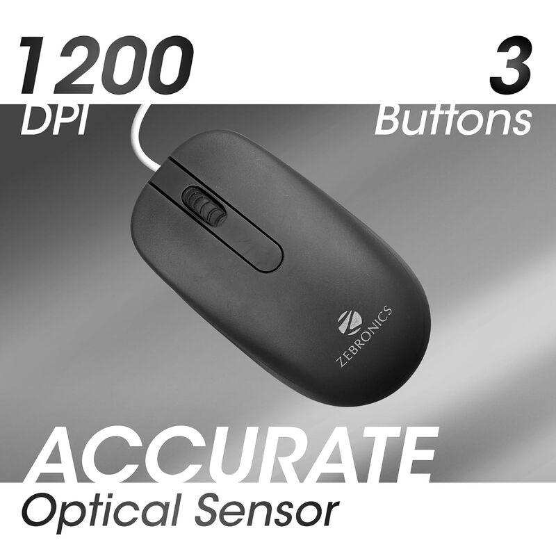 ZEBRONICS KB &MOUSE COMBO (JUDWA 541)