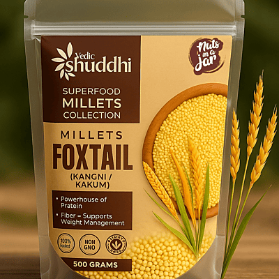 Vedic Shuddhi Foxtail Millet 500 Grams Vedic Shuddhi Foxtail Millet 500 Grams
