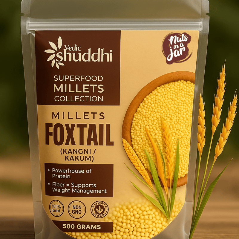 Vedic Shuddhi Foxtail Millet 500 Grams Vedic Shuddhi Foxtail Millet 500 Grams