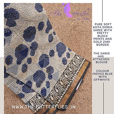 PURE SOFT KOTA DORIA COTTON SAREE  ssgSKOT228578