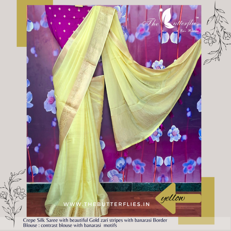 CREPE SILK SAREE PSSSCRE23107