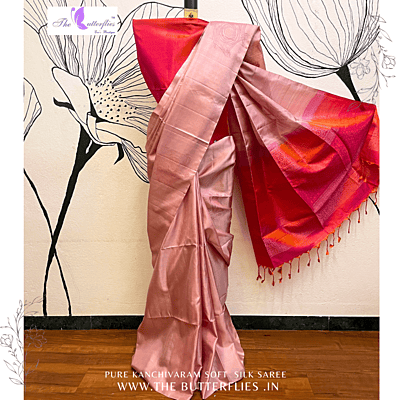 PURE KANCHIVARAM SOFT SILK SAREE SJSSSIL21275