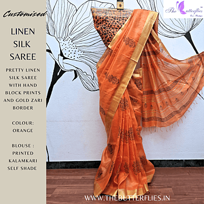 LINEN SILK SAREE YBRSLIN22122