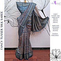 FANCY TUSSER SILK SAREE IHFSTUS23893