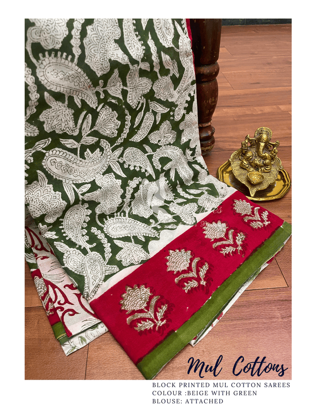 MUL COTTON SAREE SHPSMCS24025