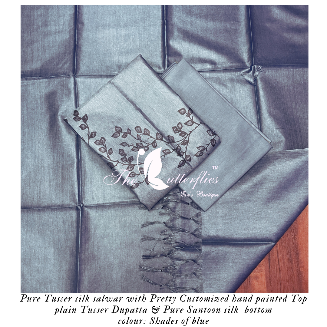 PURE TUSSER SILK SALWAR ANCCTRS24222