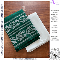 HANDLOOM COTTON CORD SET MAHCHAC24395
