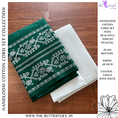 HANDLOOM COTTON CORD SET MAHCHAC24395