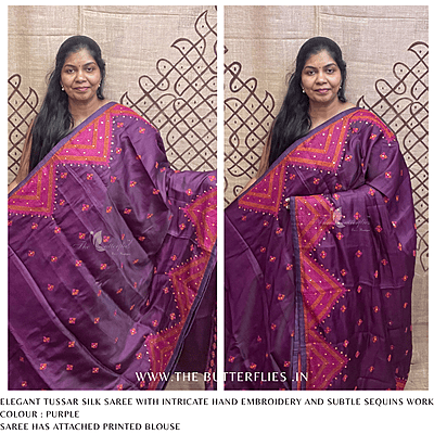 TUSSER SILK SAREE APASTSK24593