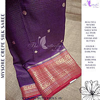 CREPE SILK SAREE NISSCRE24703