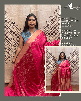 GAJJI SILK SAREE   MHTSSIL24851