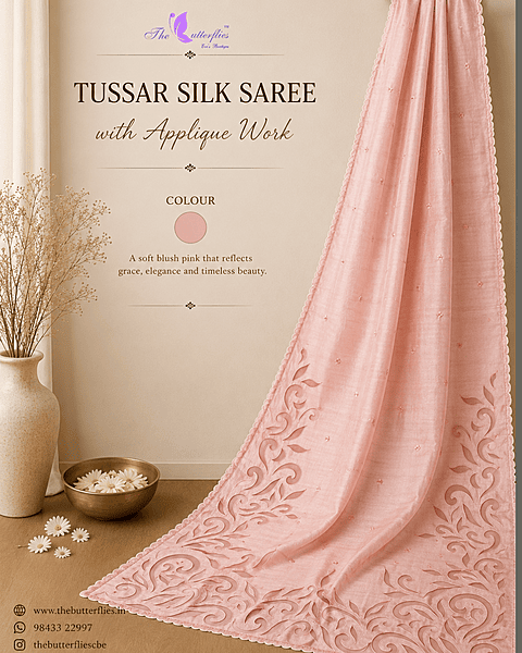 FANCY TUSSER SILK SAREE MHTSTSK24842